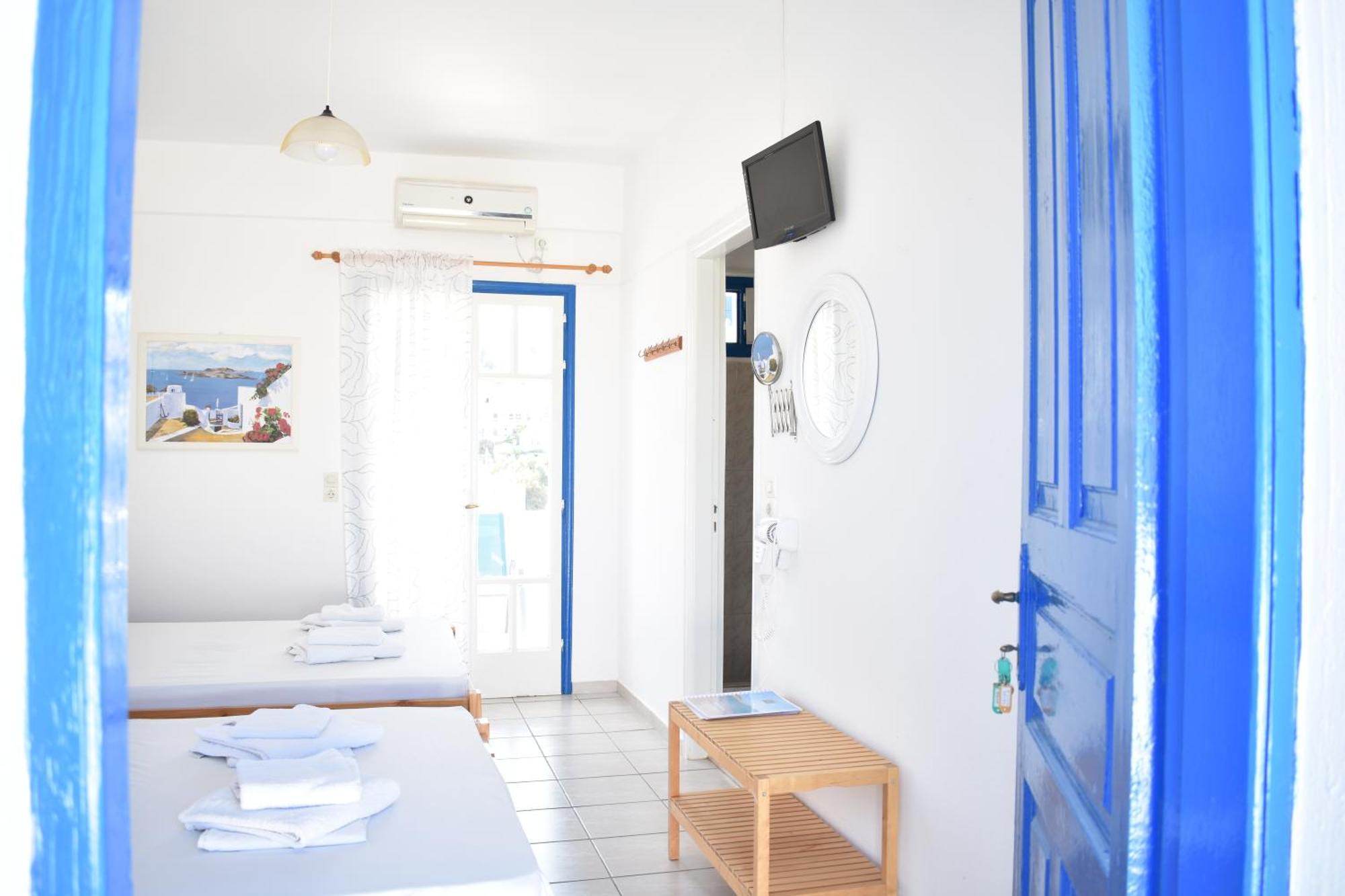 Hotel Blue Horizon Ios Chora de Ios Habitación foto