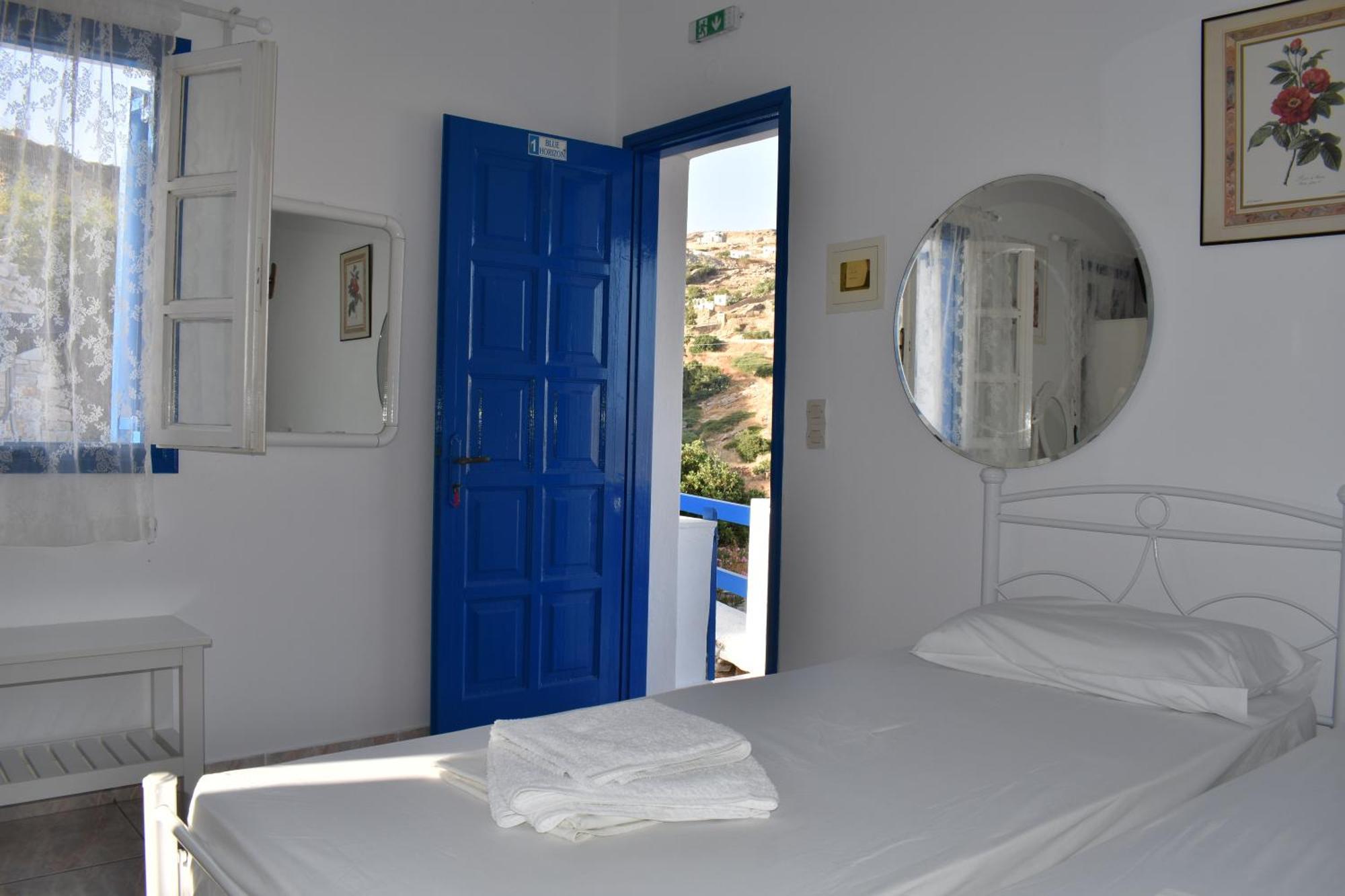 Hotel Blue Horizon Ios Chora de Ios Habitación foto