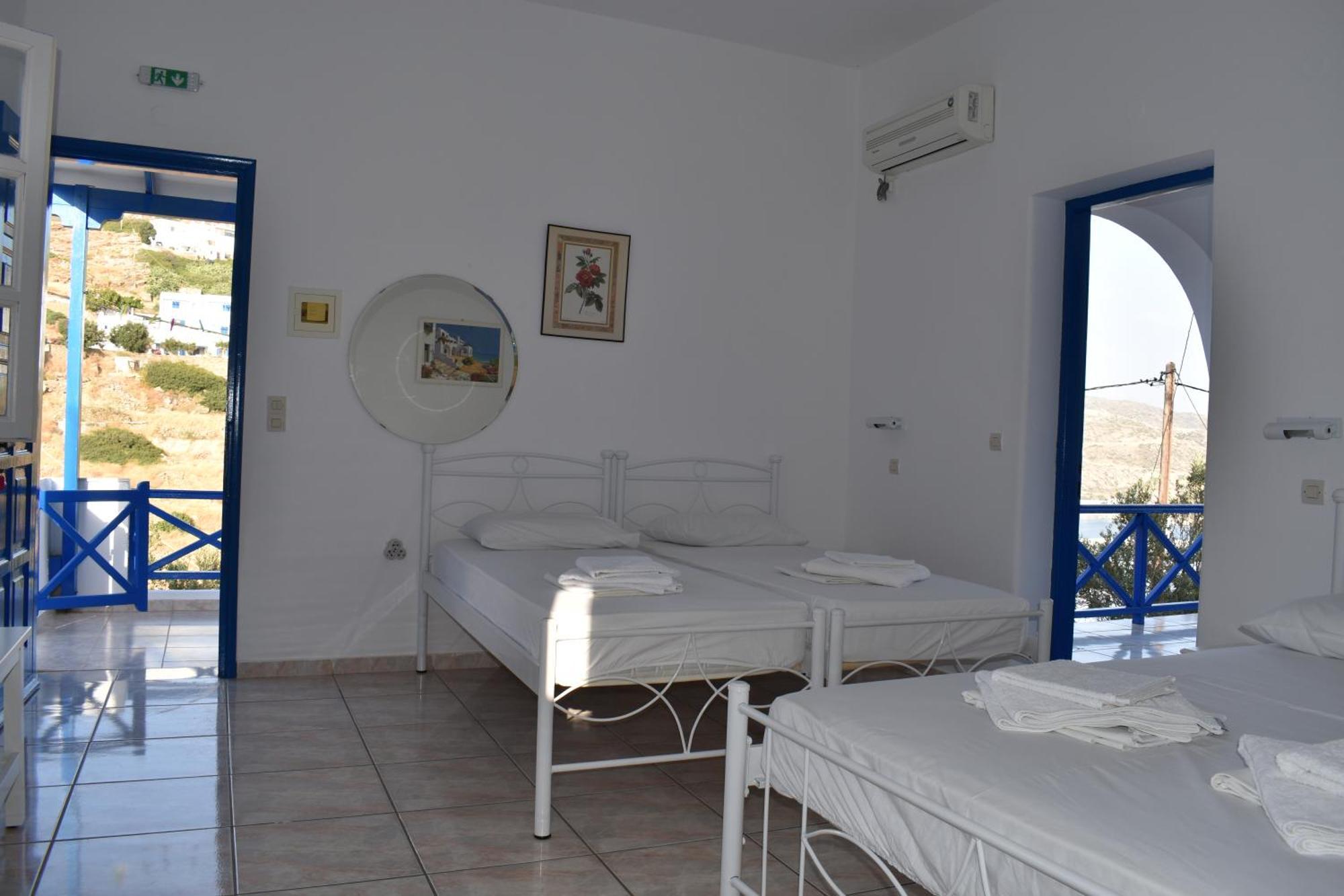 Hotel Blue Horizon Ios Chora de Ios Habitación foto